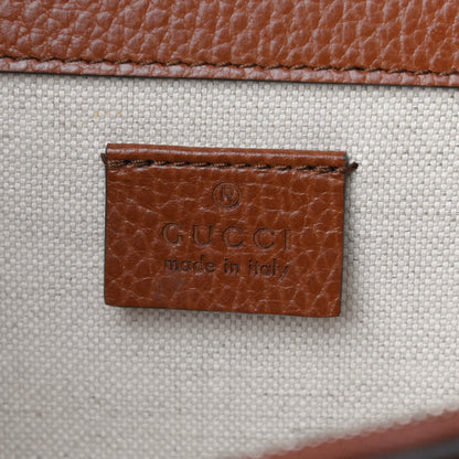 Gucci New Denim GG Monogram Dollar Calfskin Enamel Small Dionysus Shoulder Bag Blue Tea Cuir Epilog Electric Blue 6 of 9