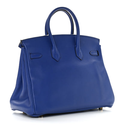 Hermes Swift Birkin 25 Bleu Electrique 3 of 11