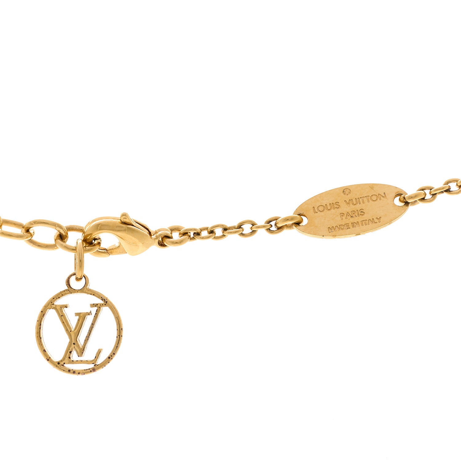 Louis Vuitton Essential V Necklace Rose Gold 5 of 6