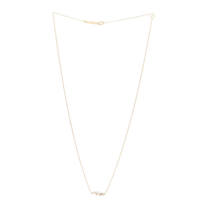 Suzanne Kalan 18K Yellow Gold Diamond Mini Classic Frenzy Bar Pendant Necklace 2 of 5