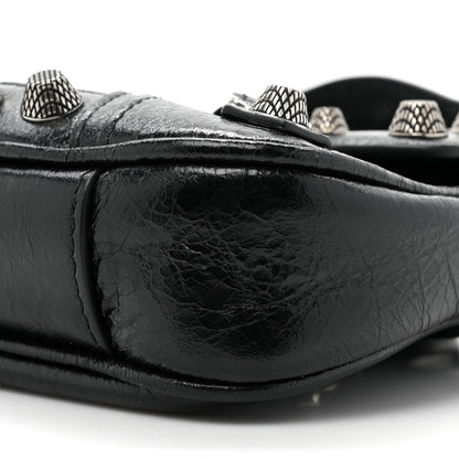 Balenciaga Agneau Arena Small Le Cagole Sling Bag Black 8 of 10