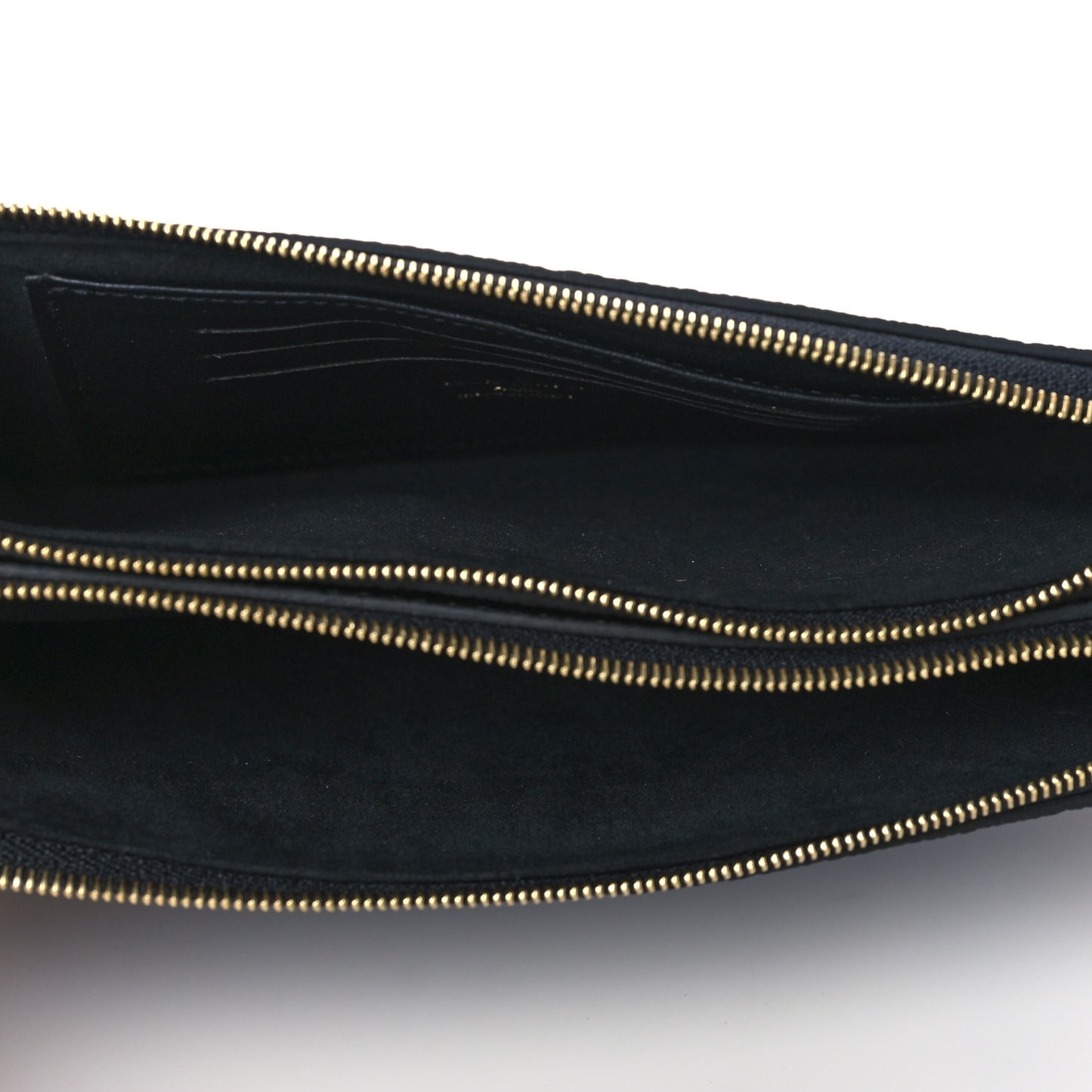 Empreinte Double Zip Pochette Black