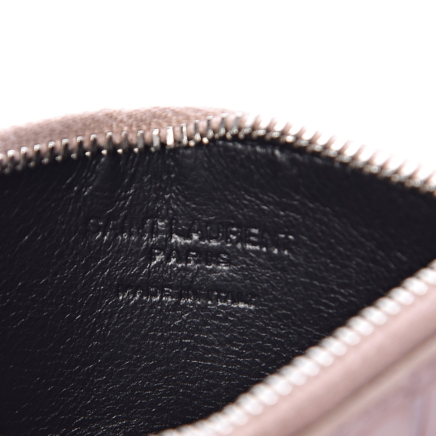 Crocodile Embossed 5 Fragments Card Case Rose Antic