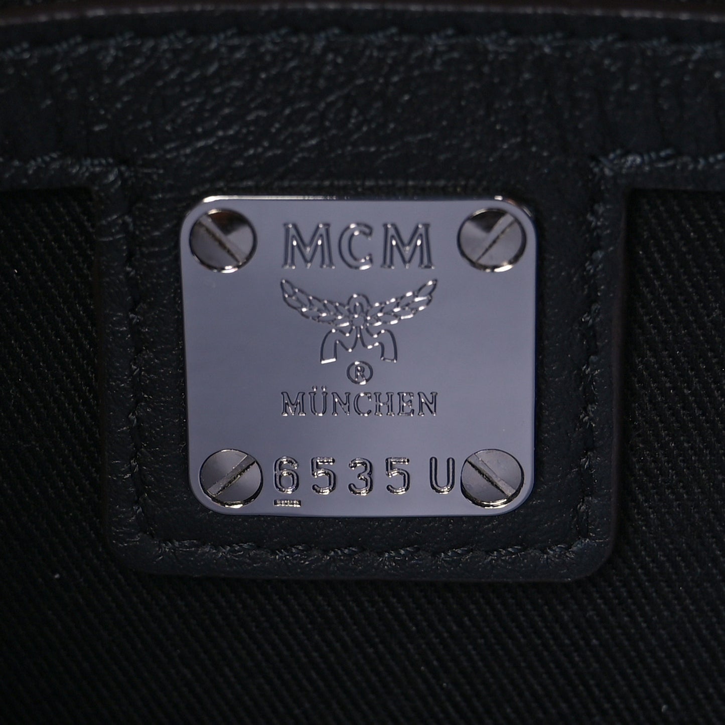 Calfskin Ottomar Monogram Crossbody Bag Black