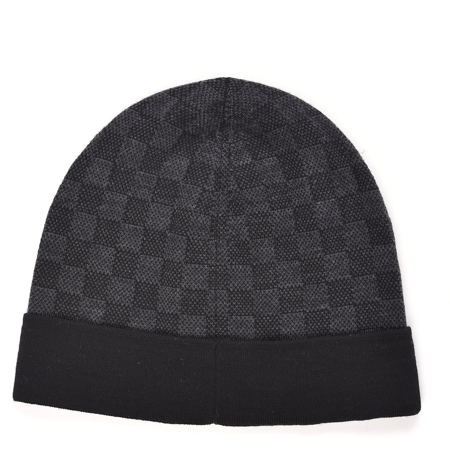 Louis Vuitton Wool Petit Damier Hat NM Graphite 2 of 4