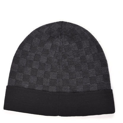 Louis Vuitton Wool Petit Damier Hat NM Graphite 2 of 4