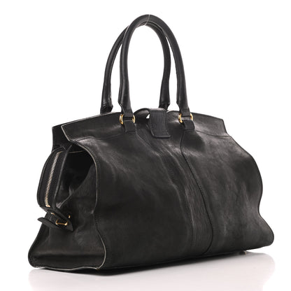 Saint Laurent Sheepskin Medium Cabas ChYc Black 3 of 26