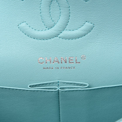 Chanel Lambskin Quilted Small Double Flap Light Blue 5 of 12