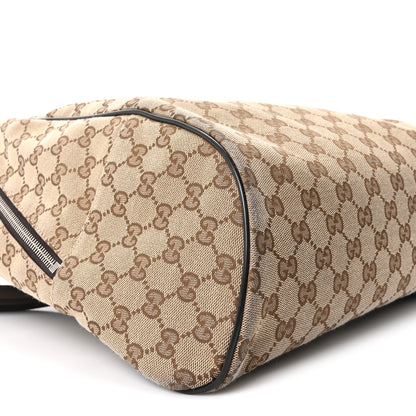 Gucci Monogram Travel Backpack Dark Brown 9 of 10