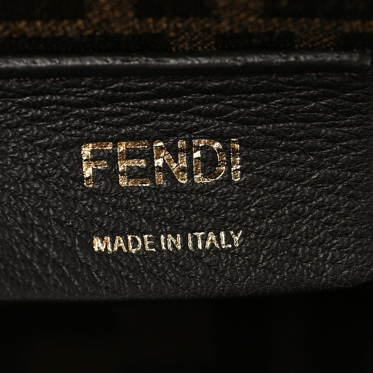Shiny Nappa Midi Fendi First Black