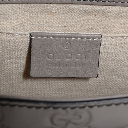 Gucci Guccissima Small Emily Chain Shoulder Bag Storm Grey 6 of 7
