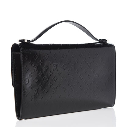 Louis Vuitton Monogram Glace Anouchka Pochette MM Black 2 of 23