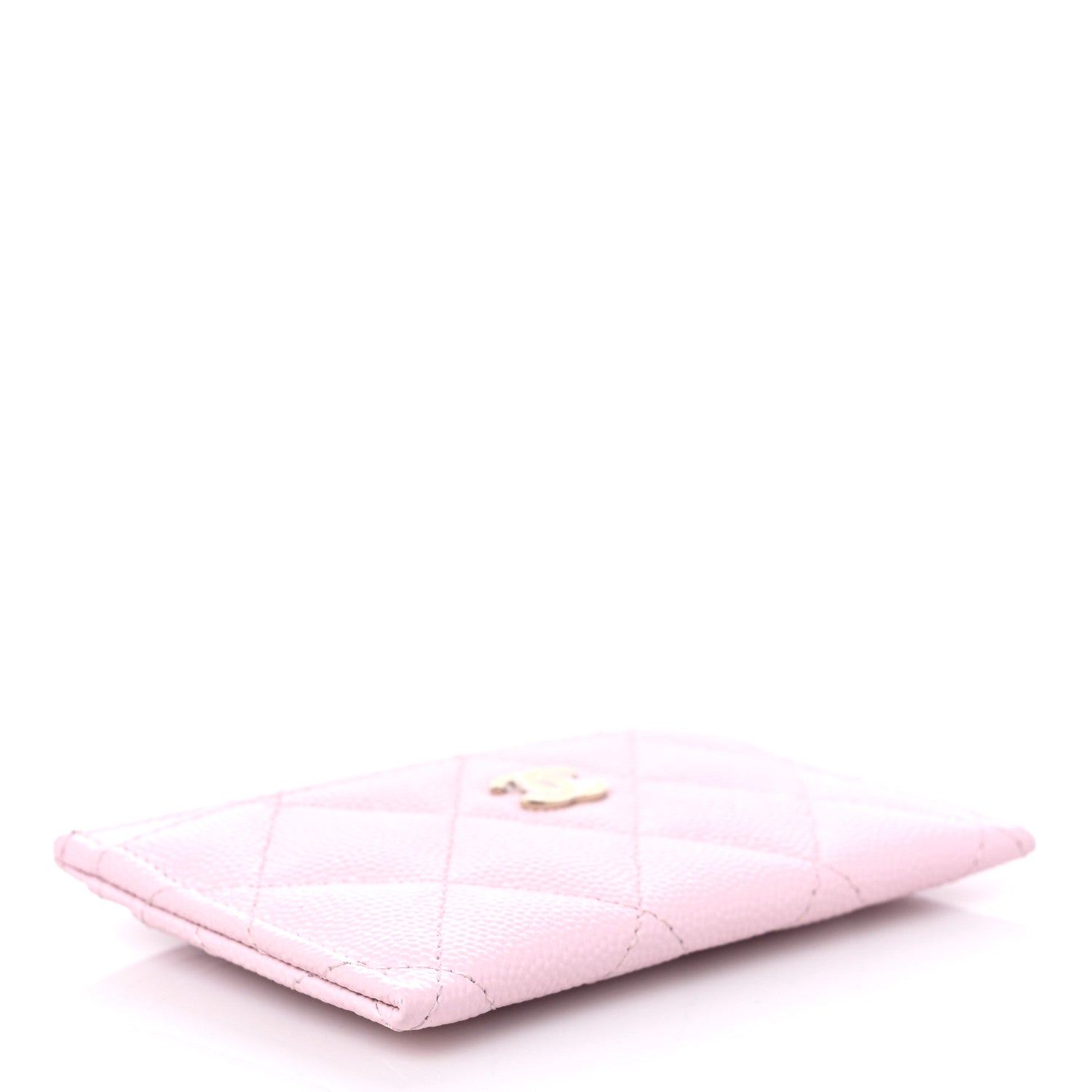 Chanel Caviar Quilted Card Holder Light Pink 4 of 9