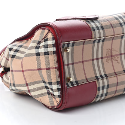 Burberry Haymarket Check Colours Small Gladstone Military Red 9 of 10