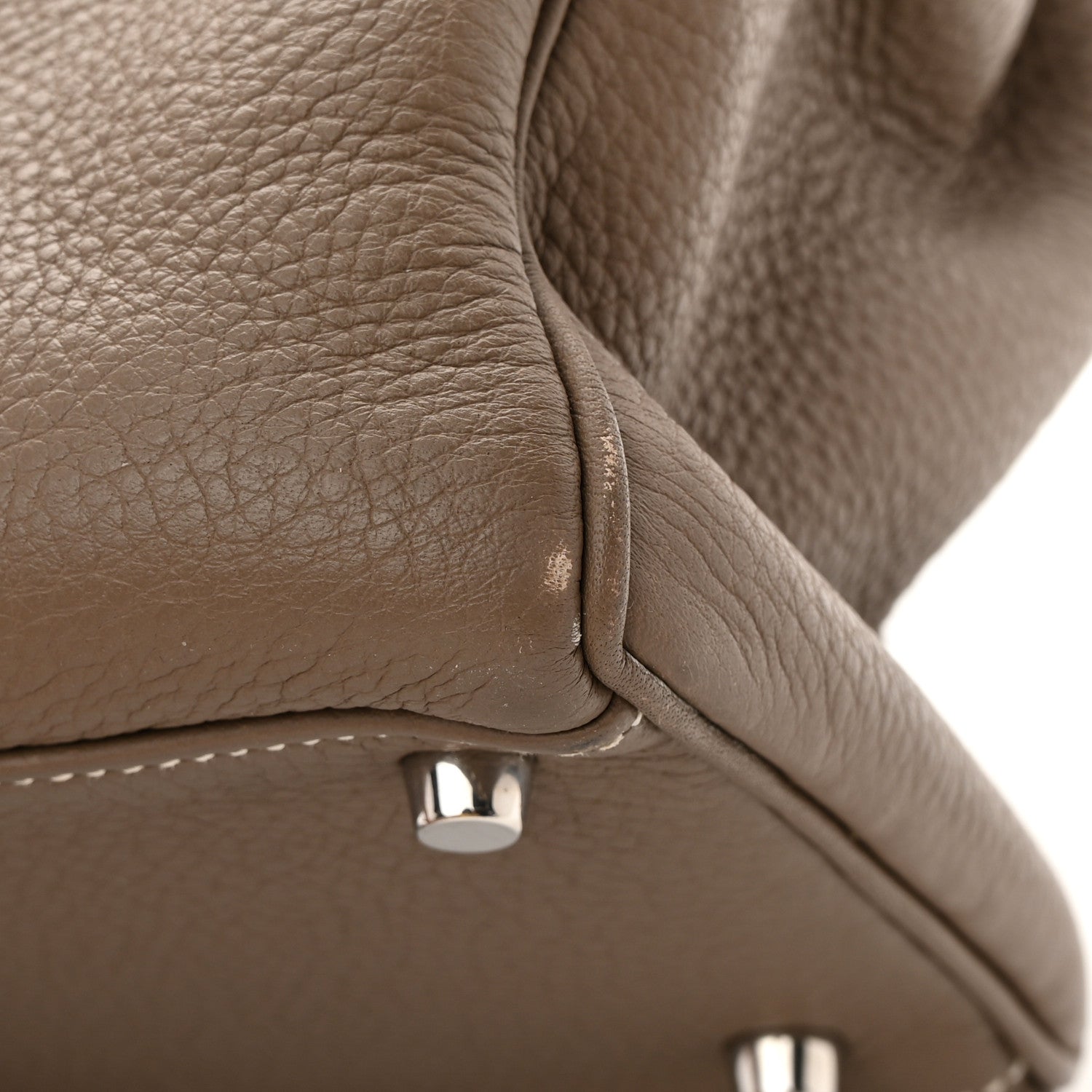 Hermes Taurillon Clemence Kelly Retourne 35 Etoupe 14 of 20