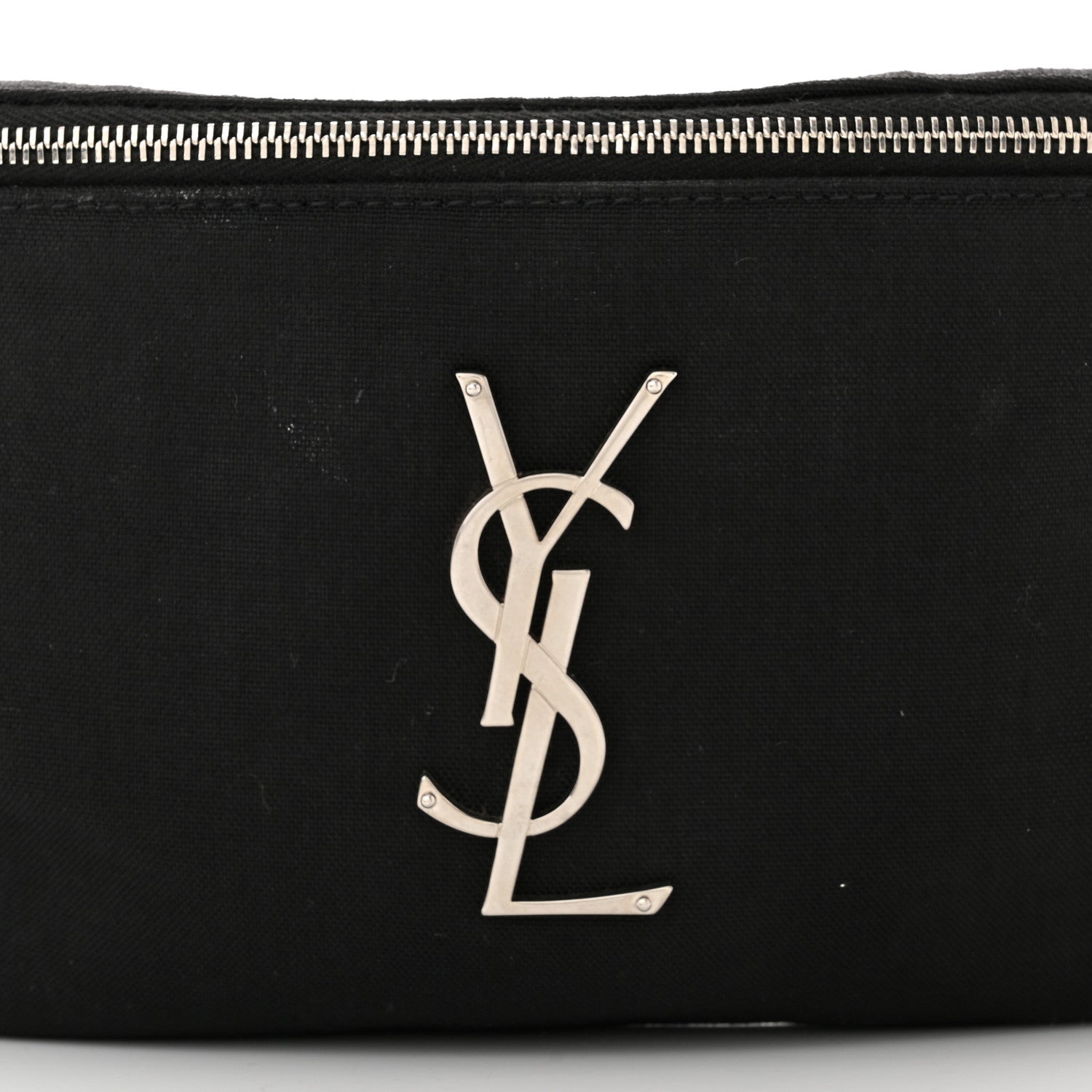Saint Laurent Canvas Monogram Belt Bag Black 7 of 10