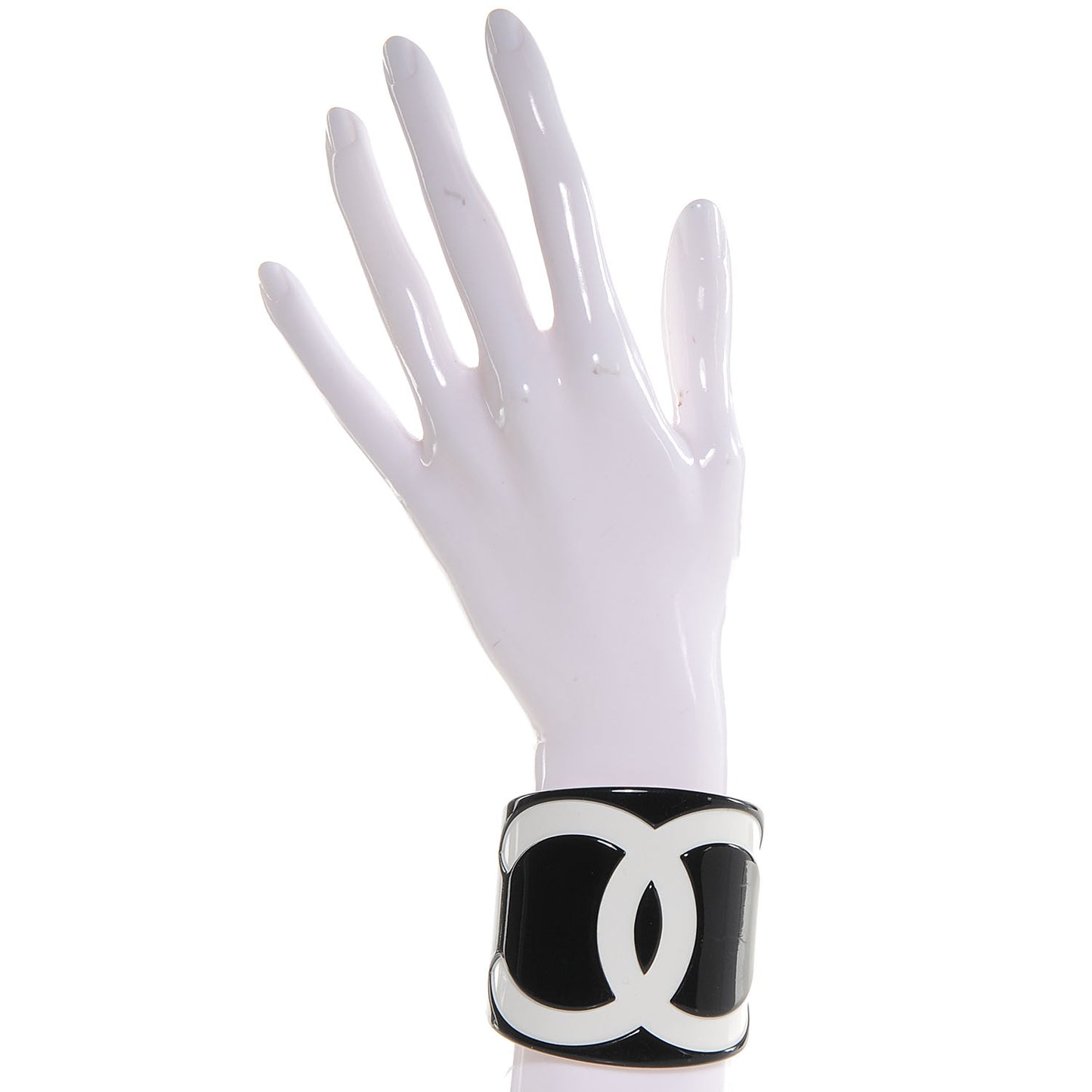 Resin CC Cuff Black White