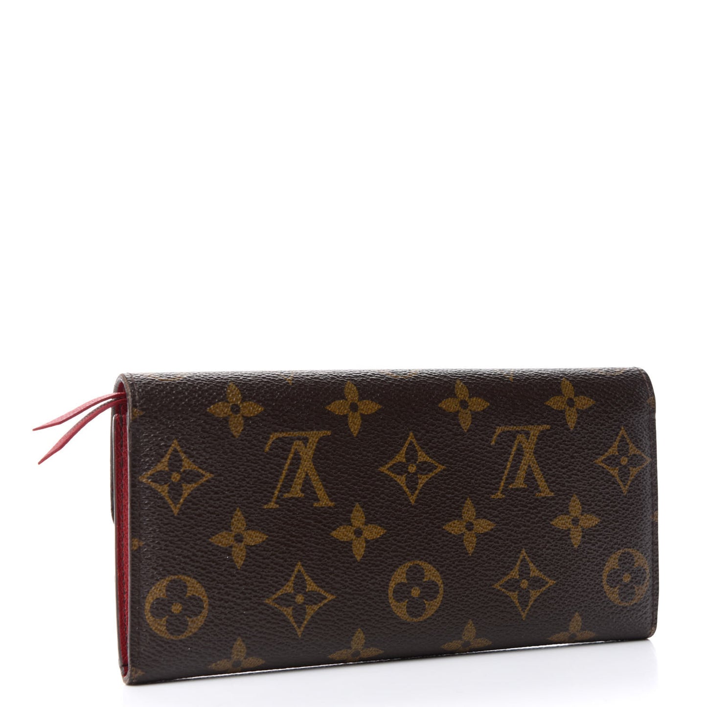 Monogram Emilie Wallet Red