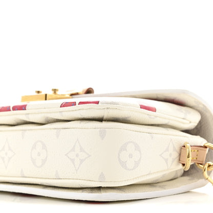 Louis Vuitton LV X TM Monogram Cerises Pochette Metis East West White 10 of 12