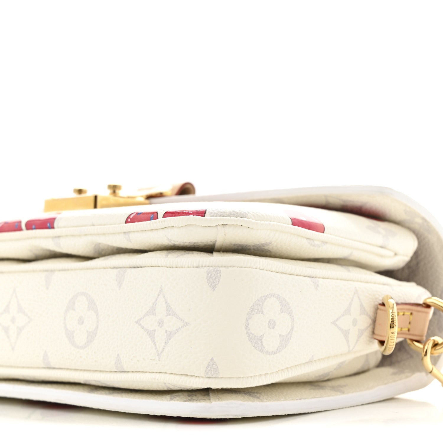Louis Vuitton LV X TM Monogram Cerises Pochette Metis East West White 10 of 12