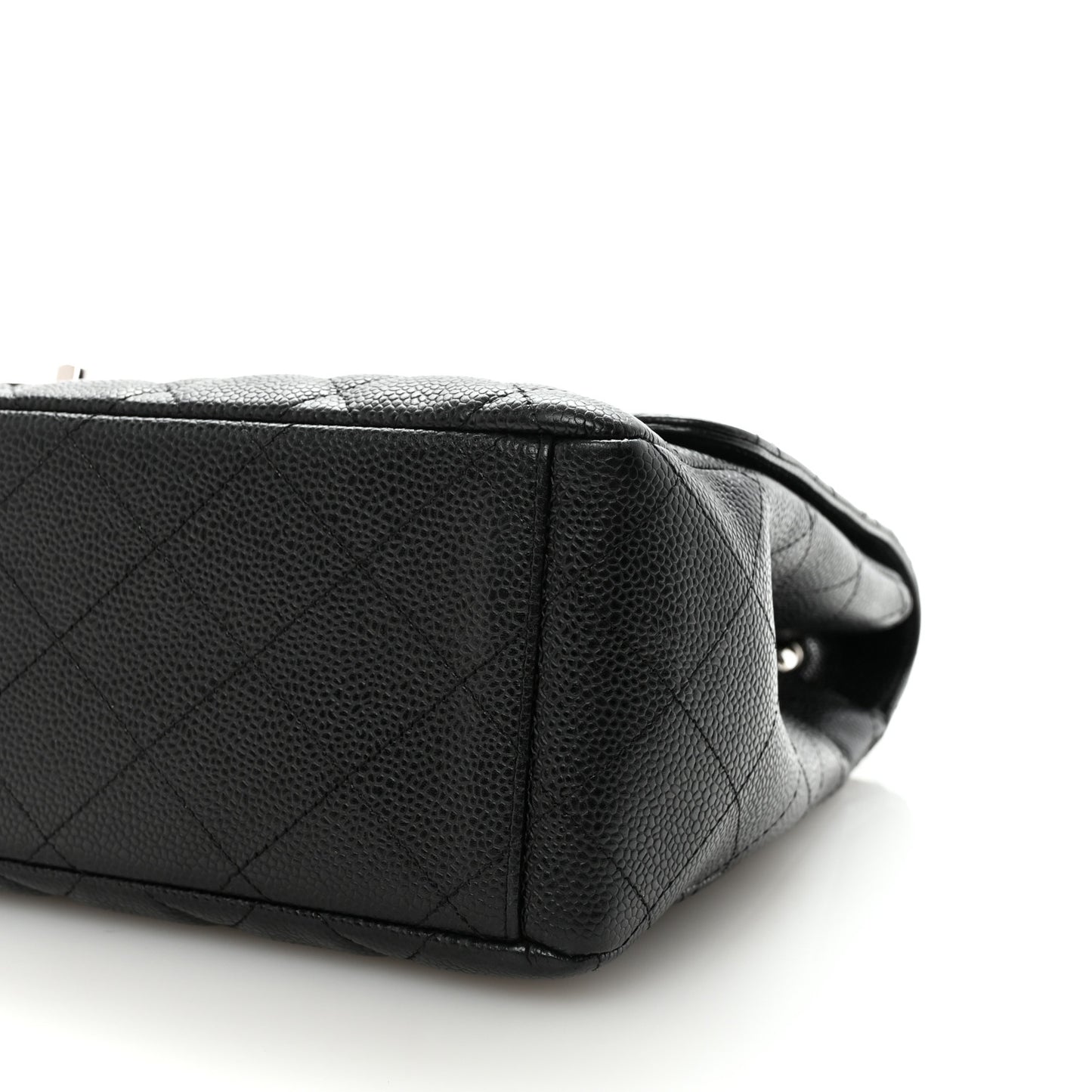 Caviar Maxi Single Flap Black