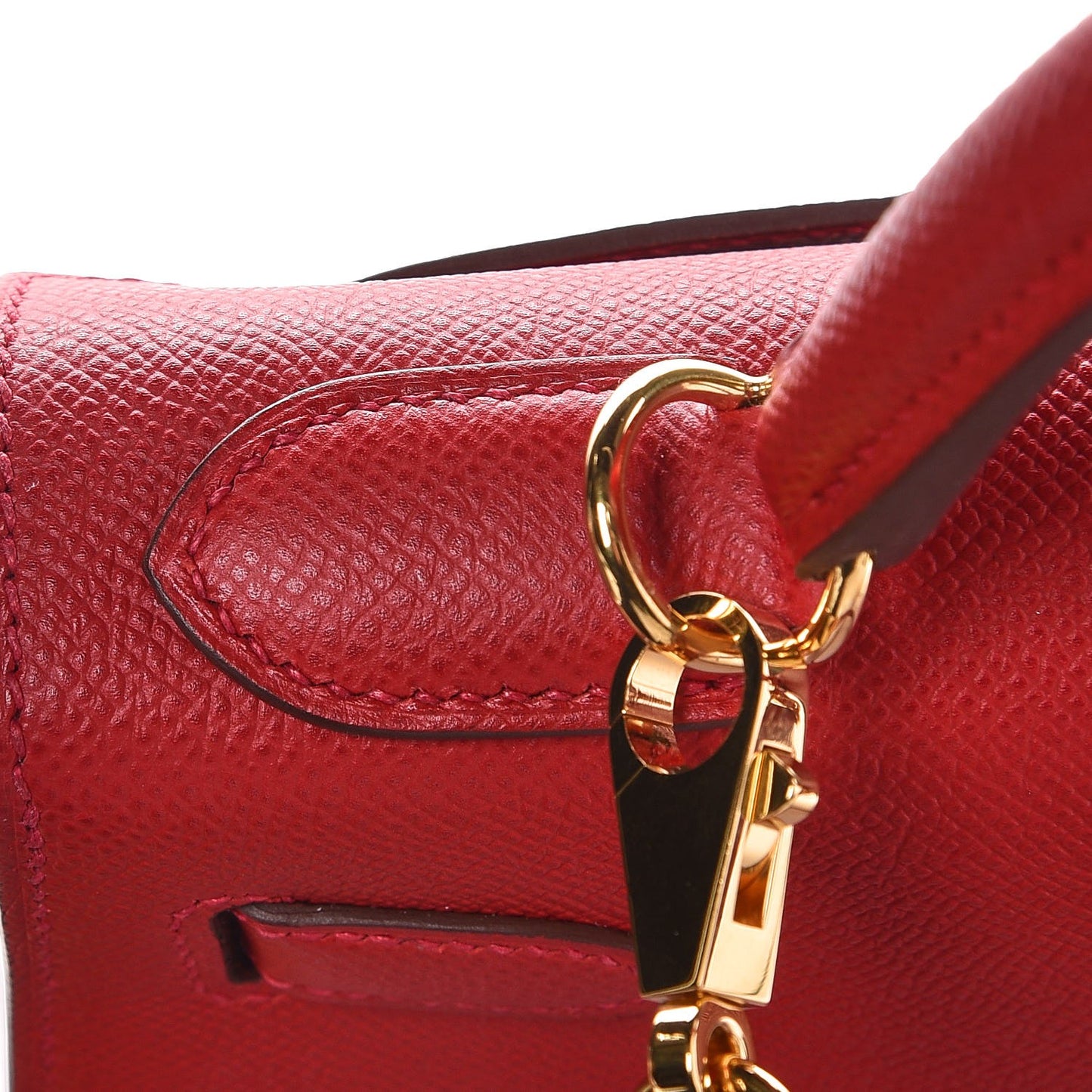 Epsom Kelly Sellier 28 Rouge Casaque
