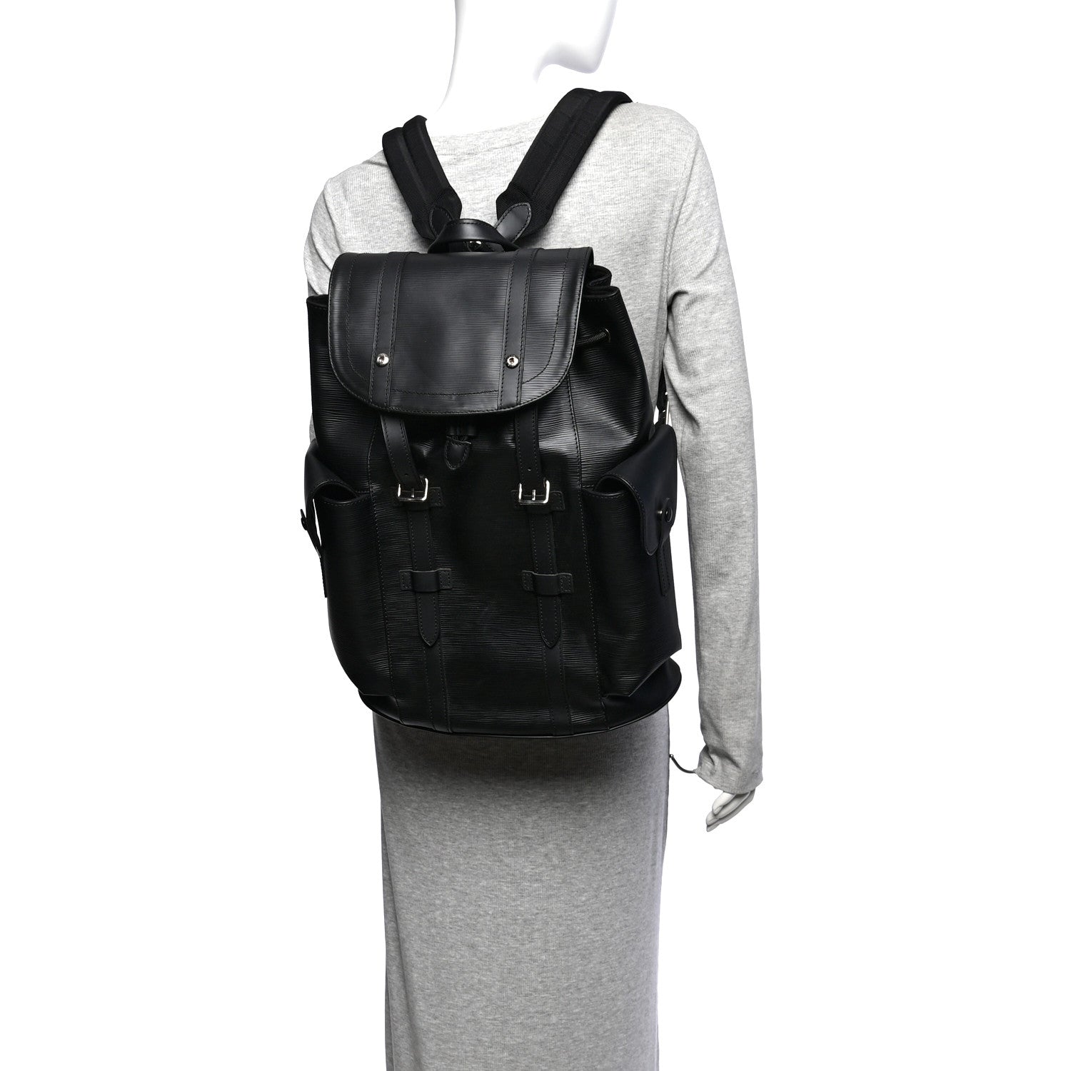 Louis Vuitton Epi Christopher Backpack PM Black 1927608 – FASHIONPHILE