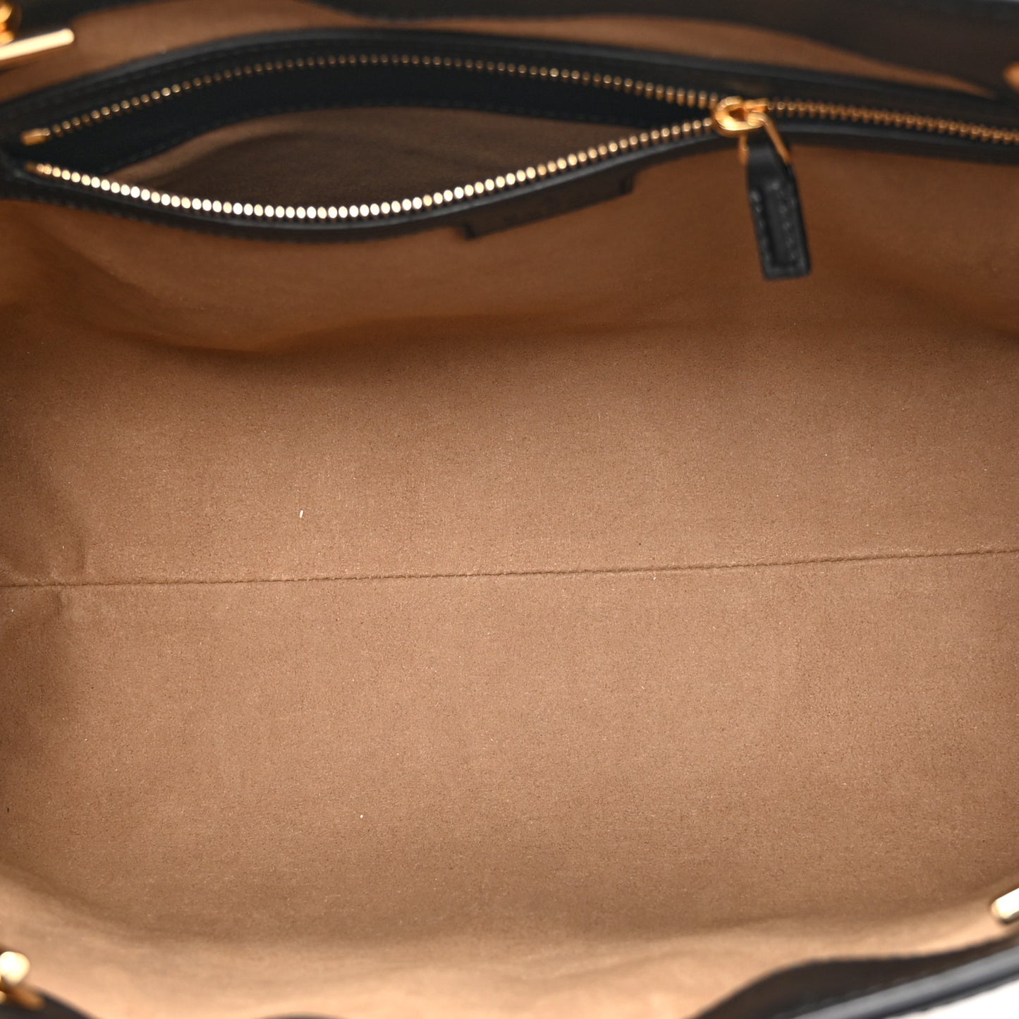 GG Supreme Monogram Medium Padlock Tote  Black