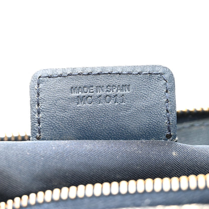 Christian Dior Monogram Mini Saddle Pochette Navy 6 of 8
