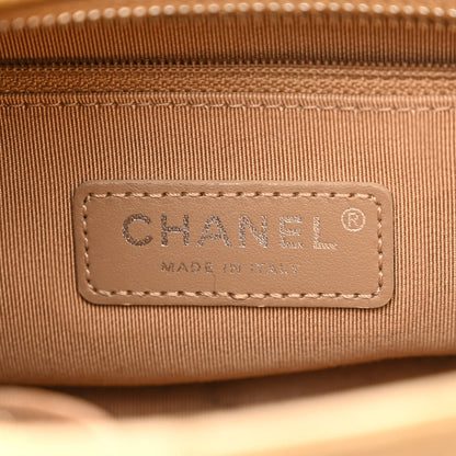 Chanel Tweed Calfskin Small Gabrielle Hobo Gold 6 of 10