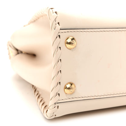 Fendi Nappa Interlace Mini Peekaboo Iconic Satchel Camelia 10 of 11