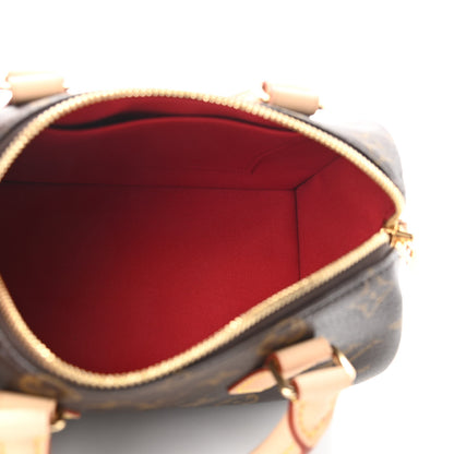 Louis Vuitton Monogram Speedy Bandouliere 20 Black 5 of 9