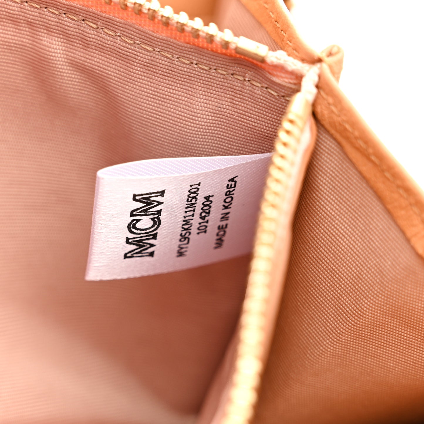 Calfskin Ottomar Monogram Klara Zip Wallet Chestnut