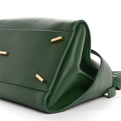 Salvatore Ferragamo Calfskin Medium Hug Soft Shoulder Bag Forest Green 10 of 11