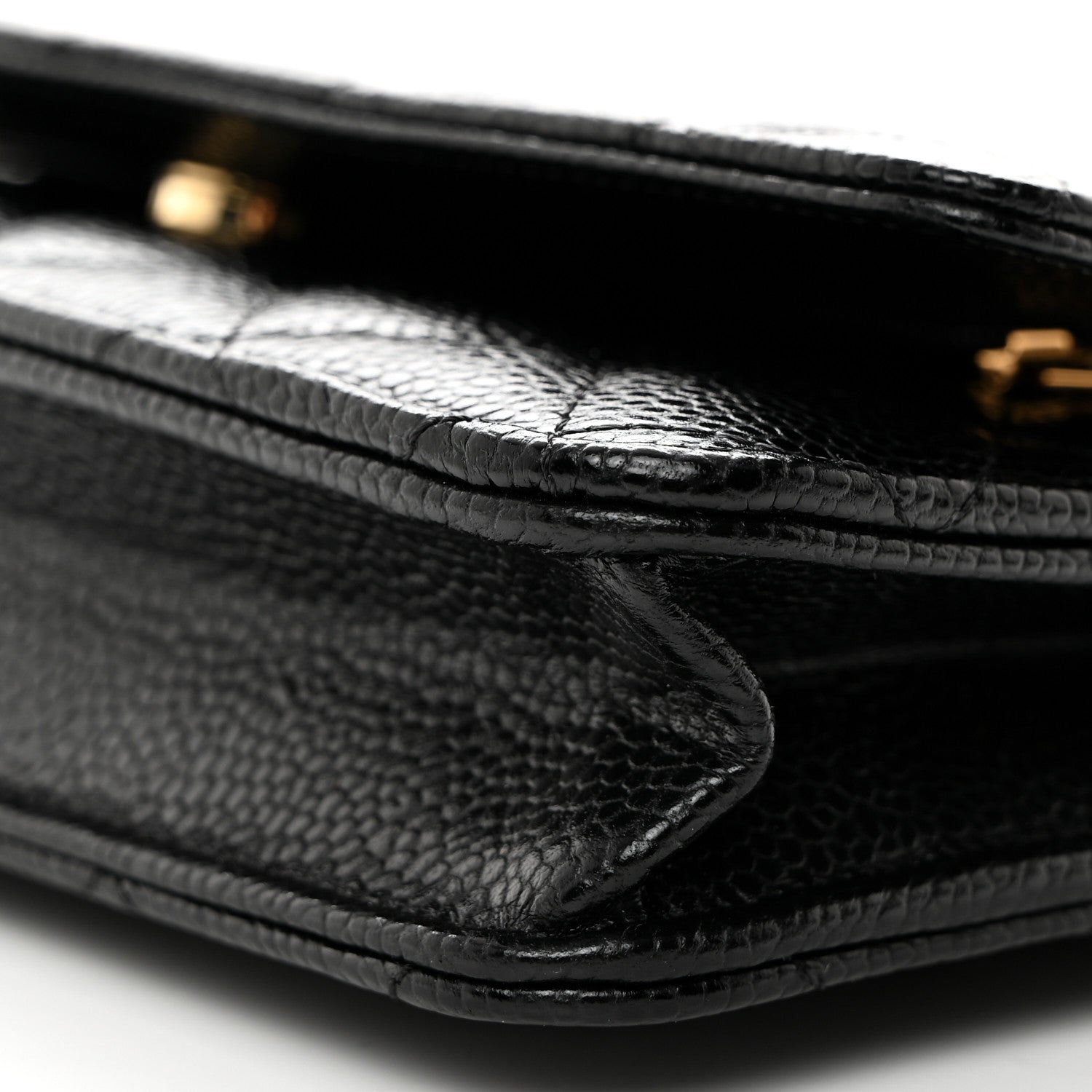 Chanel Caviar Quilted Wallet on Chain WOC Black 10 of 11