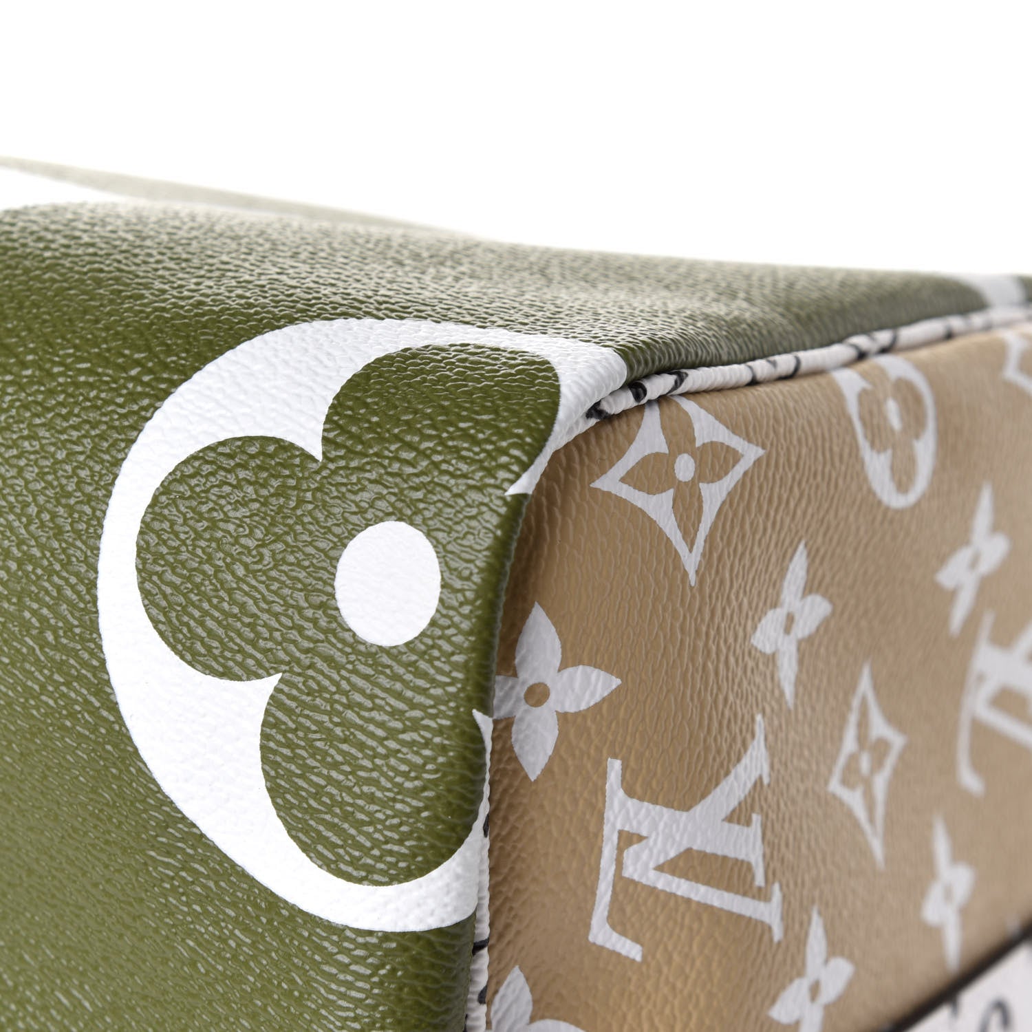 Louis Vuitton Monogram Giant Speedy Bandouliere 30 Kaki Beige 11 of 11