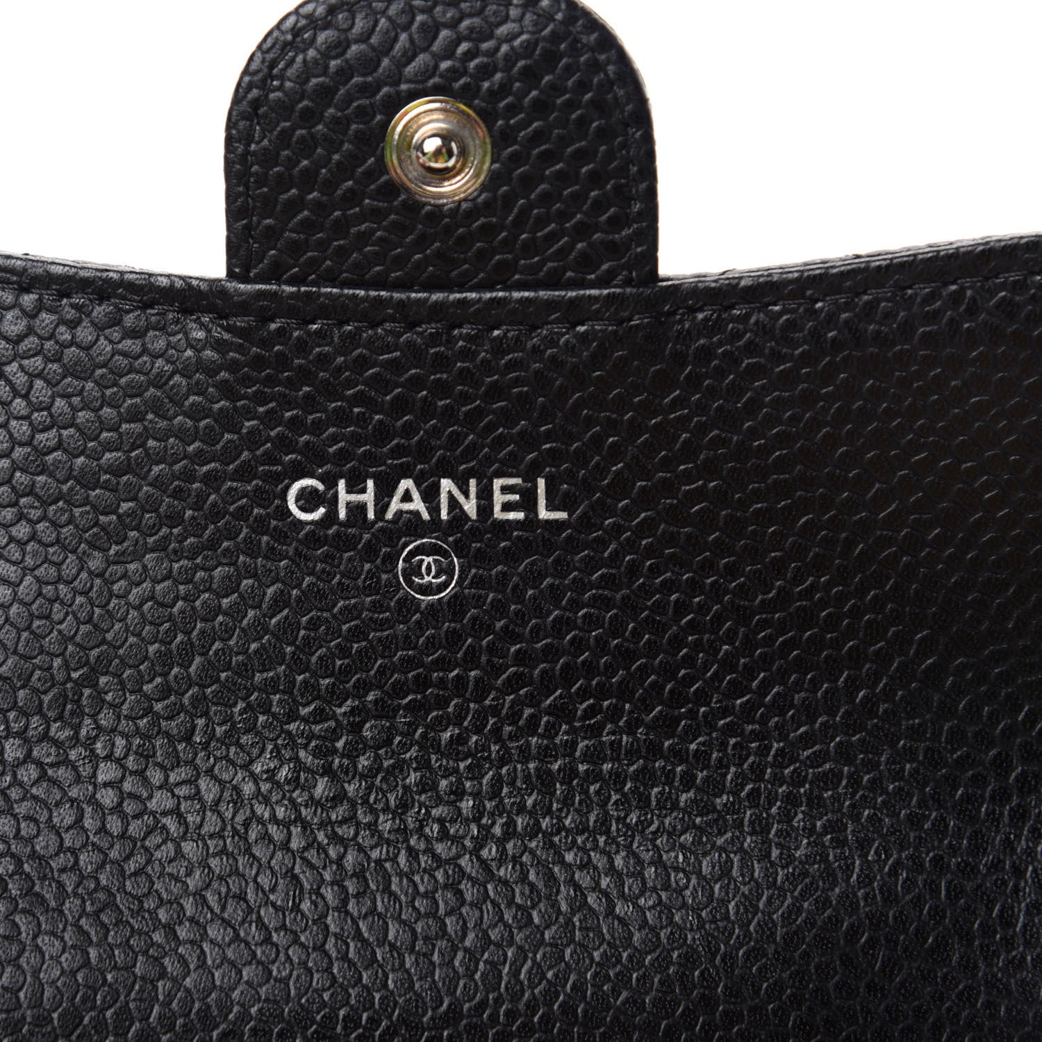 Chanel Caviar Quilted Flap Card Holder Black 6 of 9