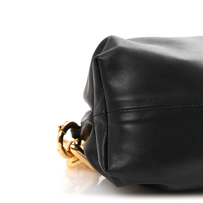 Bottega Veneta Calfskin The Pouch Chain Black 9 of 10