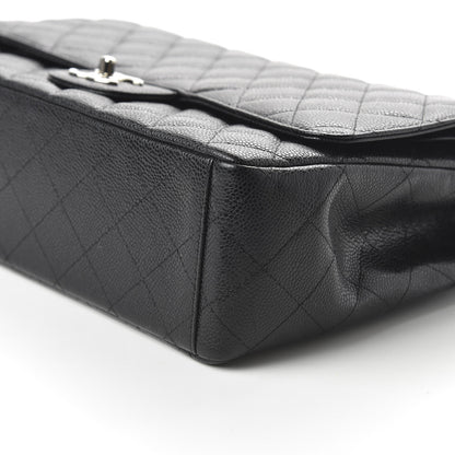 Chanel Caviar Quilted Maxi Double Flap Black 7 of 11