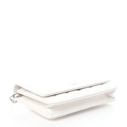 Chanel Caviar Quilted Wallet On Chain WOC White 4 of 11