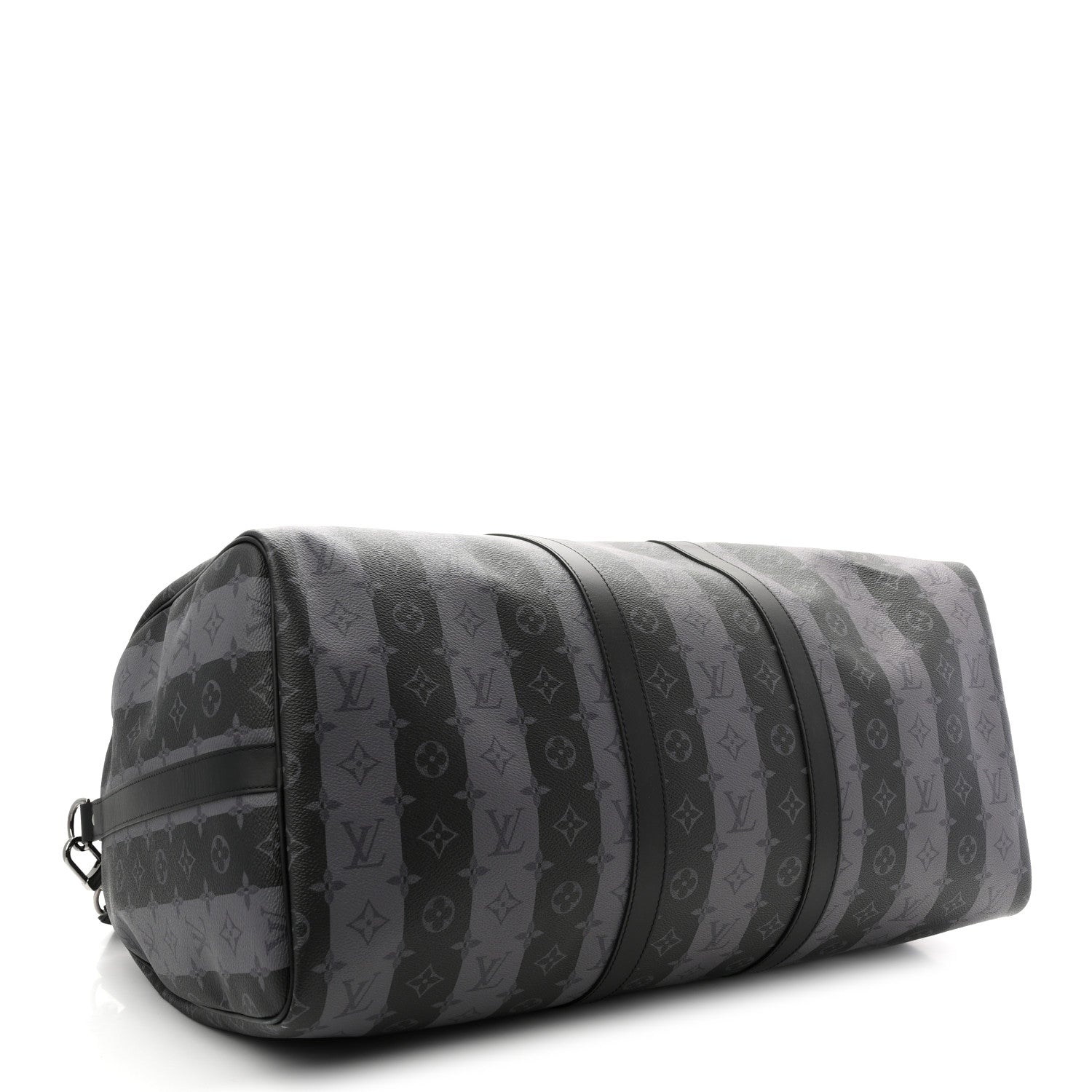 Louis Vuitton X NIGO Monogram Eclipse Stripes LV Keepall Bandouliere 50 6 of 16