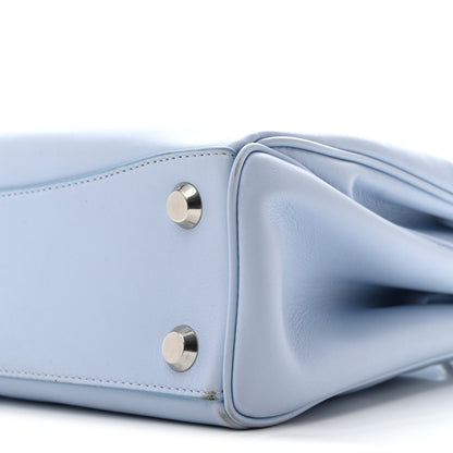 Balenciaga Natural Smooth Calfskin Small Rodeo Top Handle Handbag Cloudy Blue 10 of 14