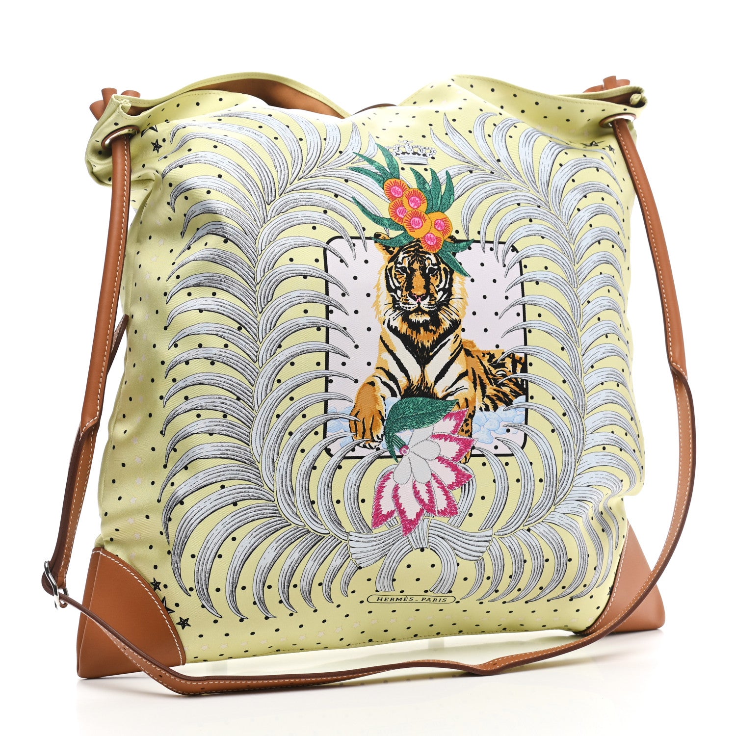 Hermes Silk City Tigre Royale Bag 4 of 13