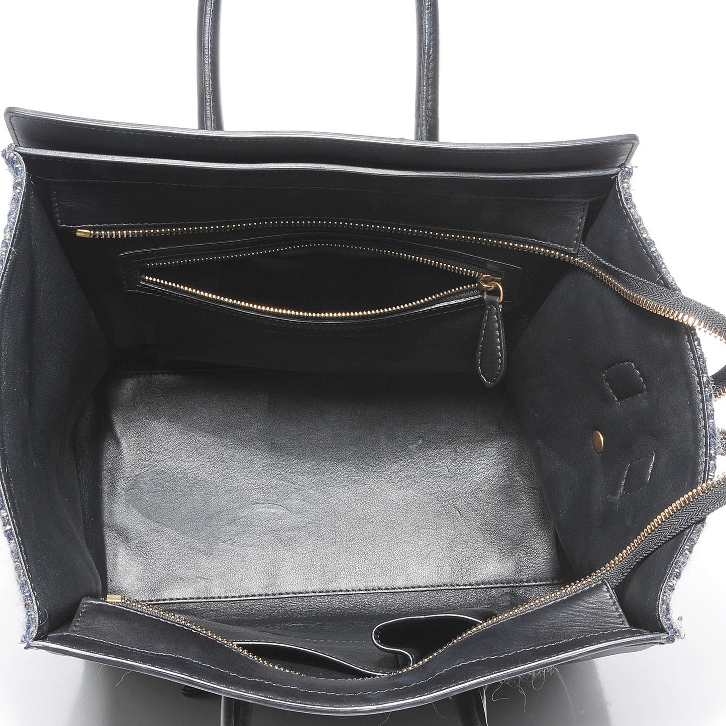 Smooth Calfskin Tweed Mini Luggage