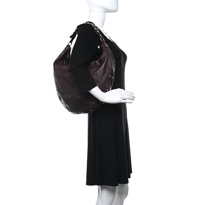 Gucci Guccissima Large Biba Hobo Dark Brown 2 of 11