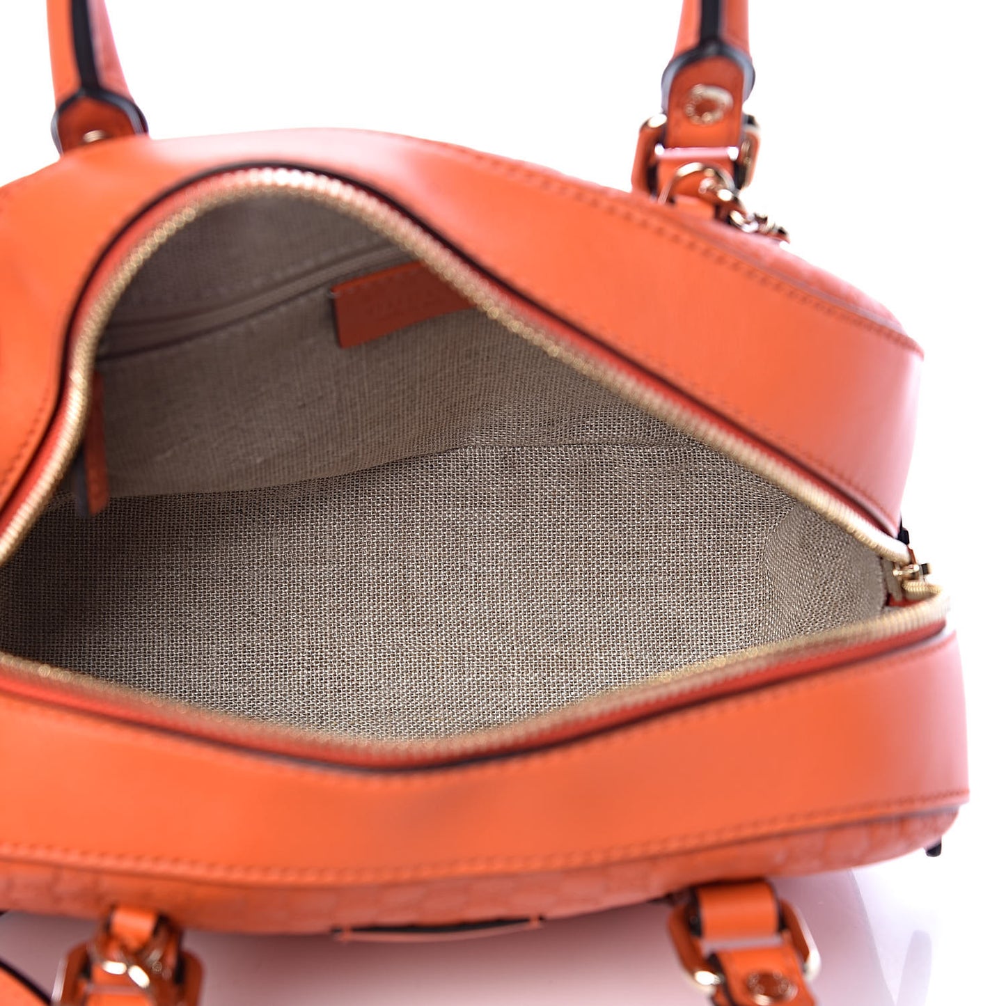Soft Microguccissima Small Crossbody Bag Sun Orange