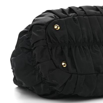 Prada Tessuto Nylon Gaufre Tote Black 7 of 12
