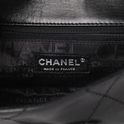 Chanel Lambskin Diamond Stitched CC East West Flap Black 7 of 16