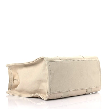 Marc Jacobs Cotton Canvas Medium The Traveler Tote Bag Beige 4 of 13