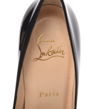 Christian Louboutin Patent Yootish 100 Pumps 37.5 Black 7 of 8
